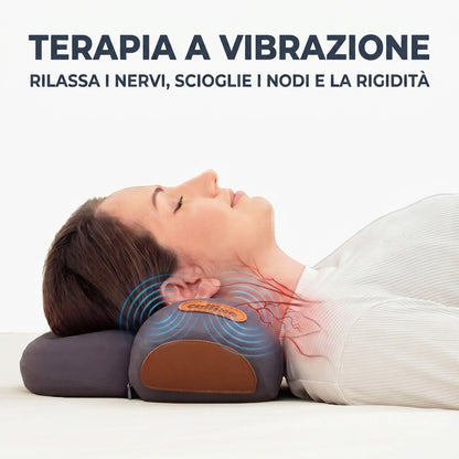 Calorya Cuscino Massaggiante Cervicale TractionRelax Pro con Calore