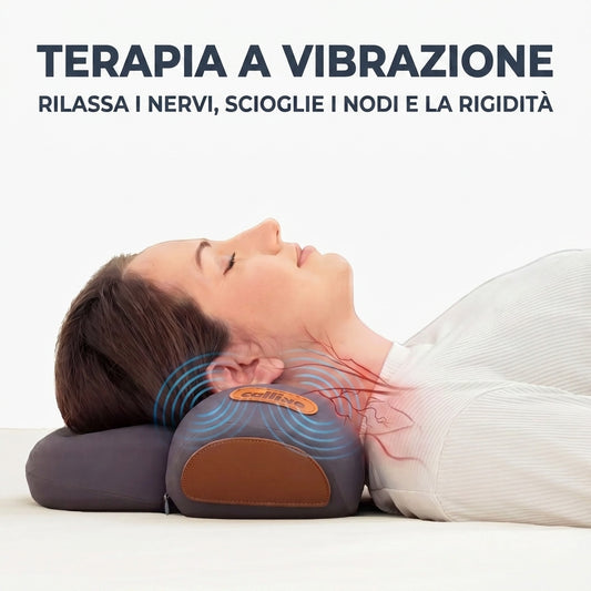 Calorya Cuscino Massaggiante Cervicale TractionRelax Pro con Calore